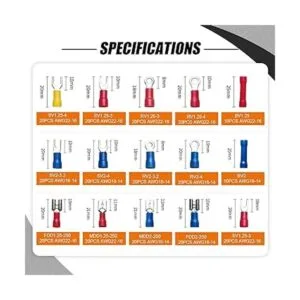 SWANAMB Kit de herramientas de crimpado de cables AWG 2313_4