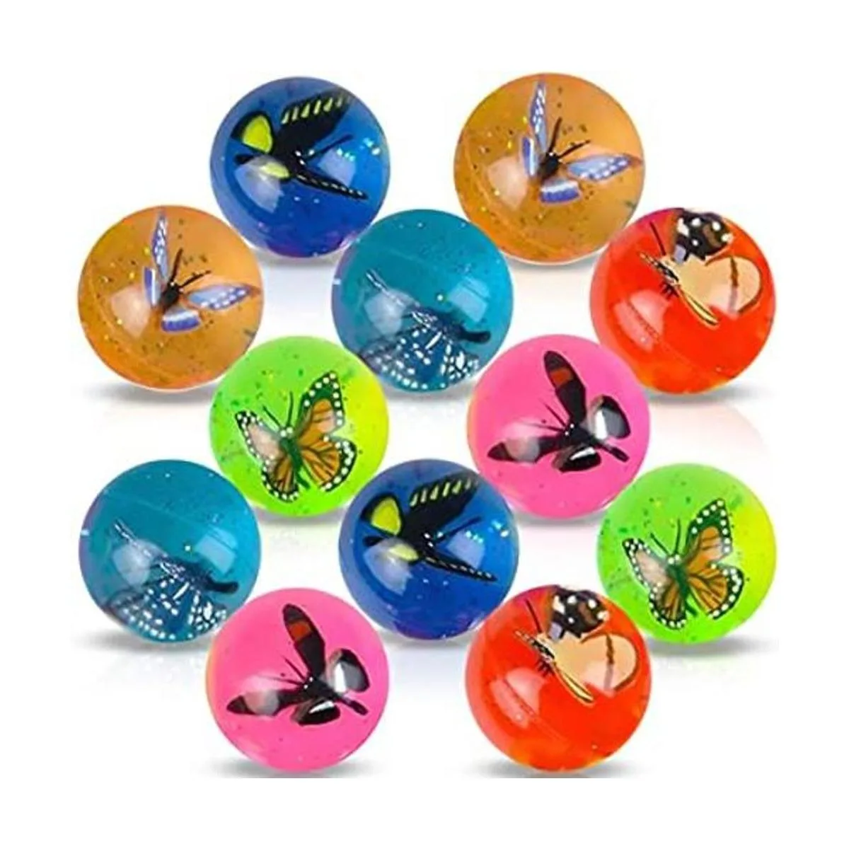 ArtCreativity Juego de 12 bolas de mariposa para niños con_1