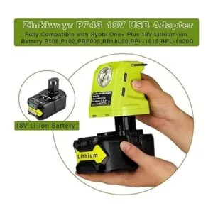 Adaptador de batería USB P743 fuente de alimentación_3