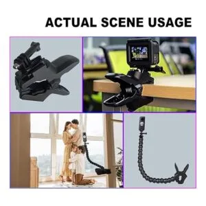 Jaws Soporte de abrazadera flexible con cuello de cisne_6