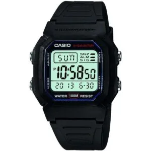 W800H1AV Reloj deportivo clásico con malla negra_1