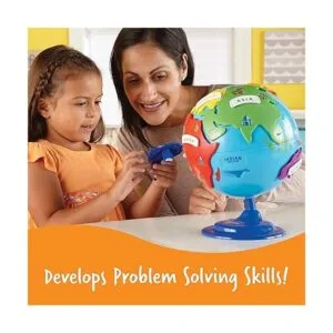 Learning Resources Globo terráqueo rompecabezas 14 piezas_4