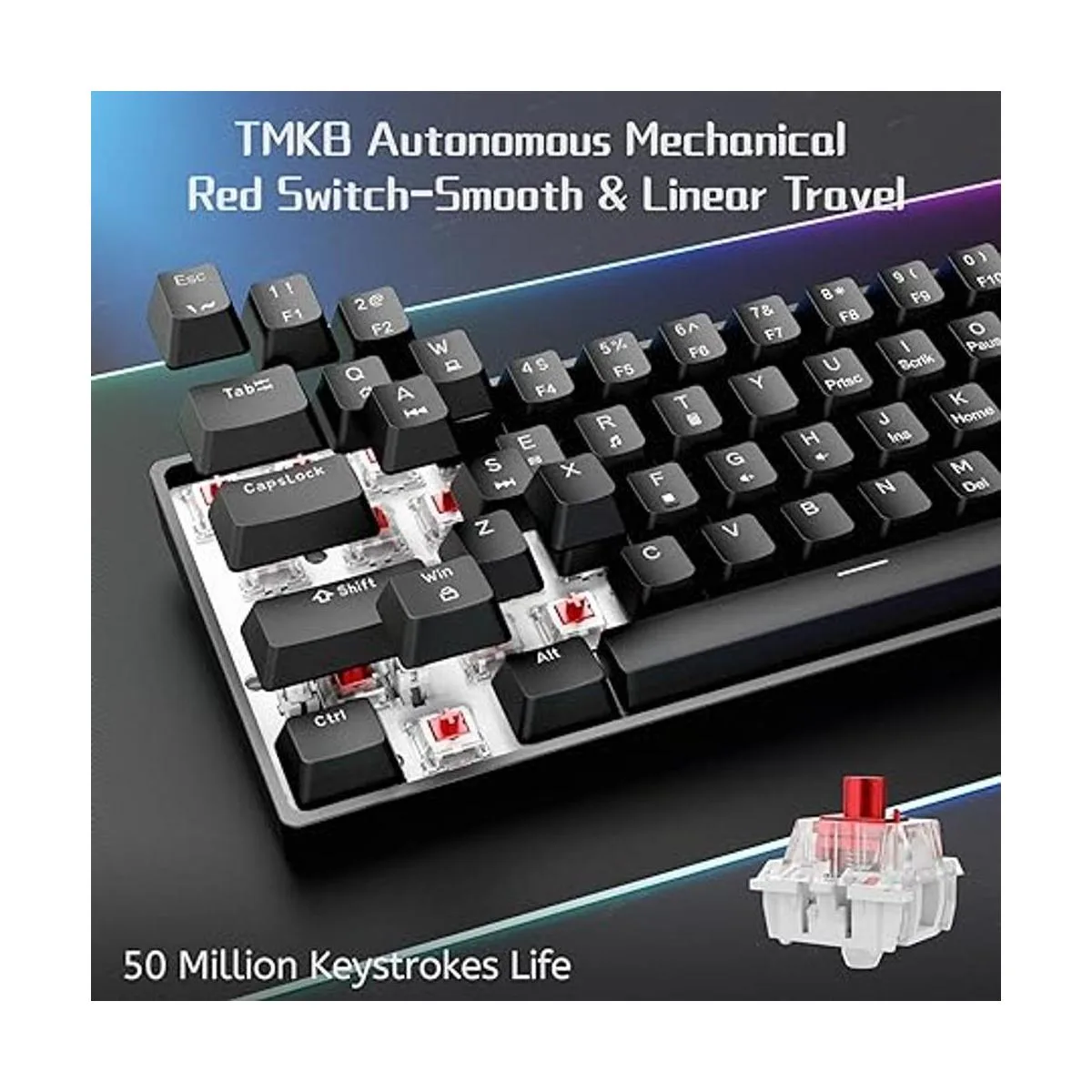 DIERYA DK61se Teclado mecánico con cable para juegos con_3