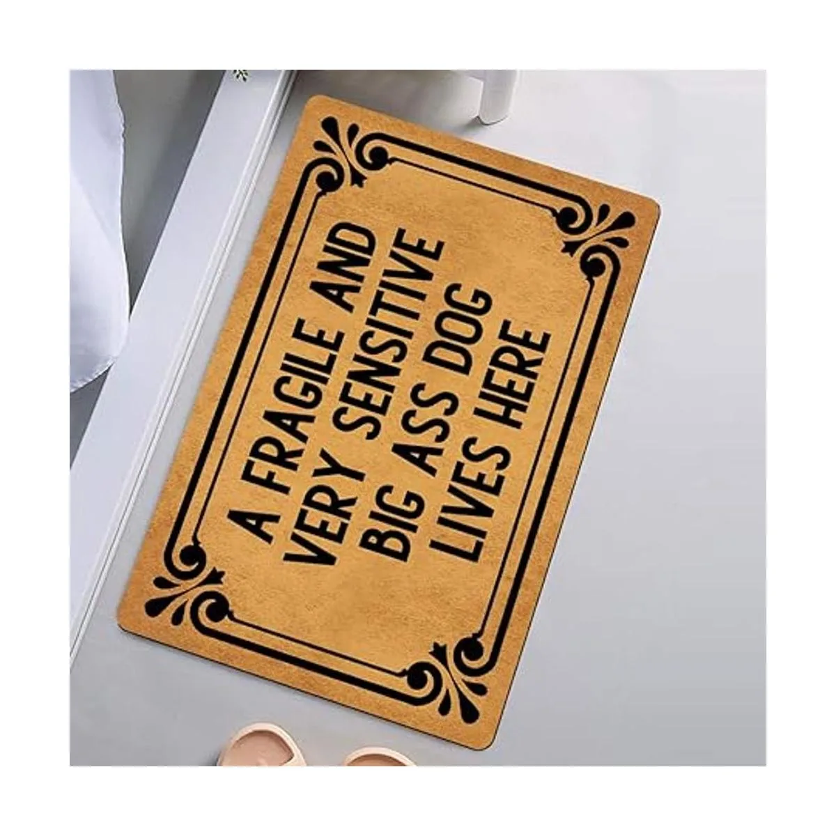 A Fragile and Very Sensitive Big Ass Dog Lives Here_2