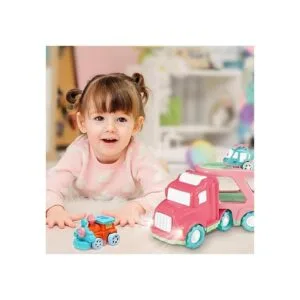 Juego de juguetes de coche portador 5 en 1 con luces y_6