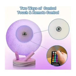 Moon Lamp GROPINFLY Night Light 16 Colors 3D Light Lamp_3