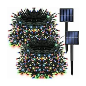 Dazzle Bright Paquete de 2 200 luces LED de 66 pies_1