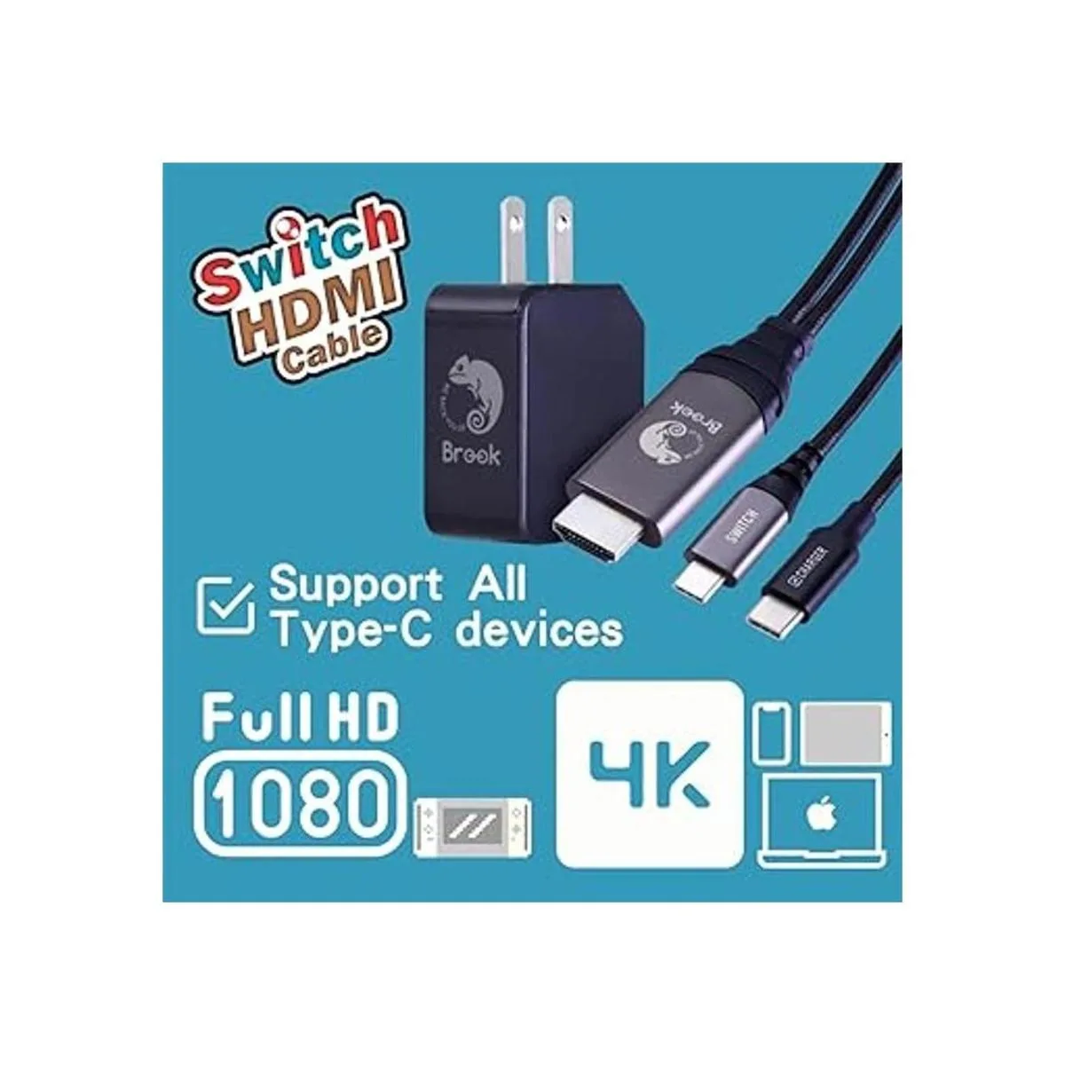 Brook Cable HDMI de interruptor una base portátil y un_2