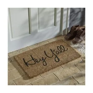 tag Hey Yall Felpudo de fibra de coco del sur de 17.5 x_3