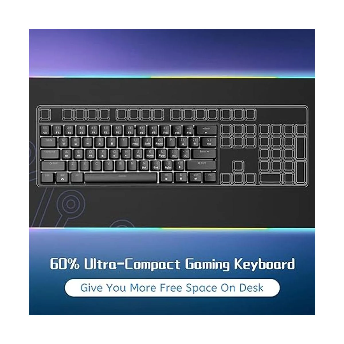 DIERYA DK61se Teclado mecánico con cable para juegos con_2