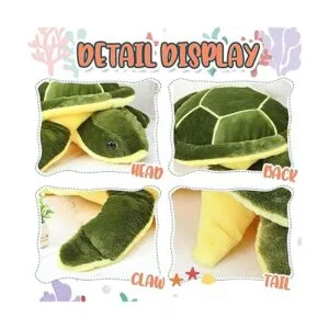 Tortuga de peluche grande de felpa suave tortuga marina_5