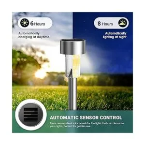 GIGALUMI 16 Pack Solar Path Lights OutdoorSolar Lights_4