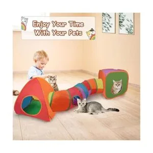 Túnel de conejo y cubo tienda de campaña plegable_6