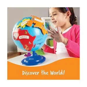 Learning Resources Globo terráqueo rompecabezas 14 piezas_3