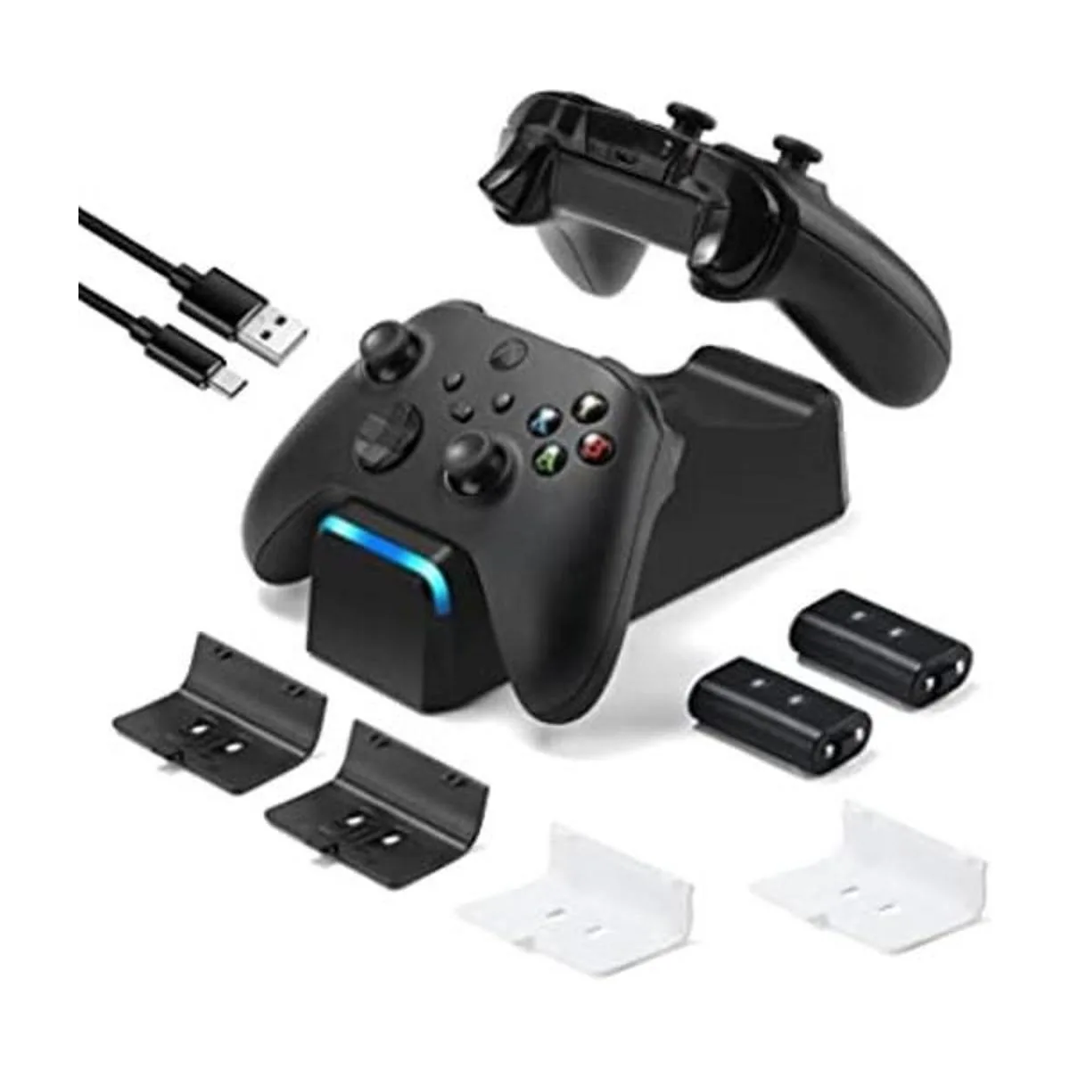 KEKUCULL Estación de carga de doble base compatible con_1