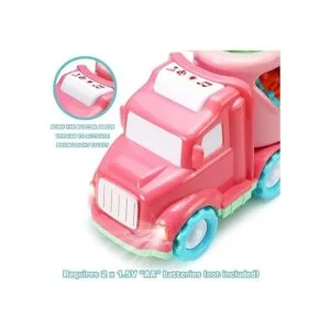 Juego de juguetes de coche portador 5 en 1 con luces y_2