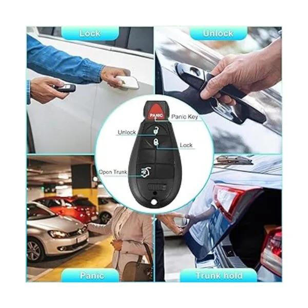 X AUTOHAUX 2 llaveros de repuesto para automóvil_3