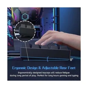 DIERYA DK61se Teclado mecánico con cable para juegos con_4