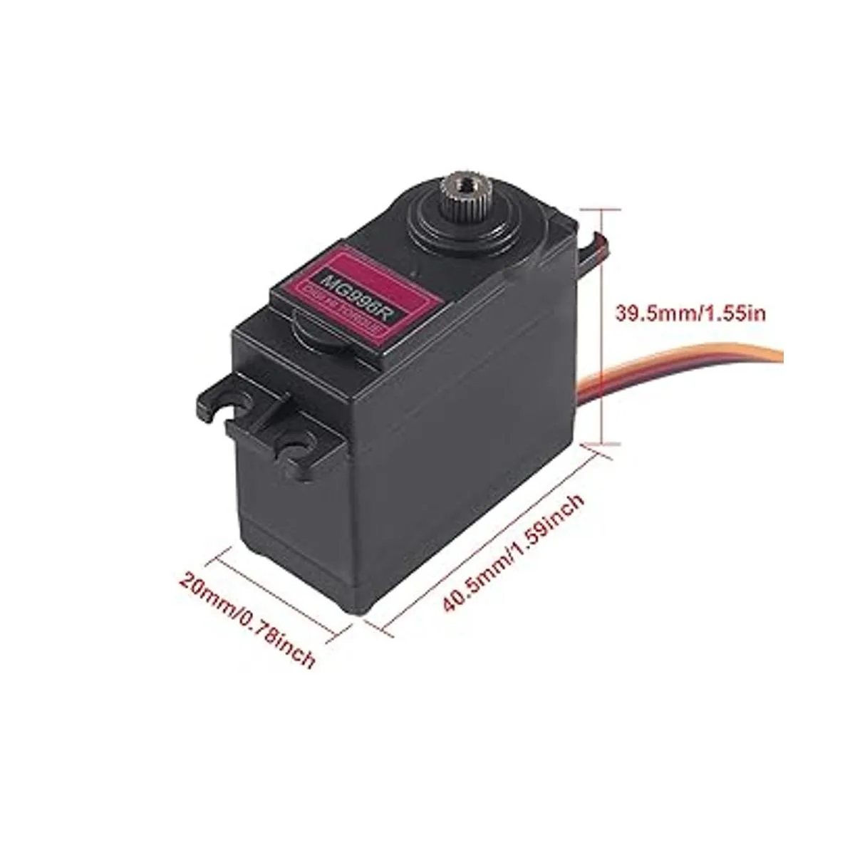 Alinan 6 piezas MG996R Metal Gear 180 grados de marca_3