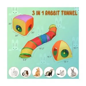 Túnel de conejo y cubo tienda de campaña plegable_2