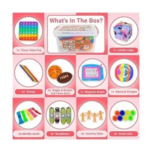 FunMomAmz Paquete de juguetes para la ansiedad caja de_4