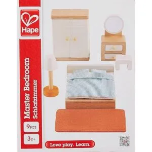 Hape Juego de muebles de casa de muñecas de madera para_2