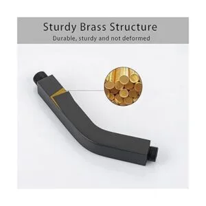 HAMOLER Brazo de ducha de montaje en pared de 8 pulgadas_7