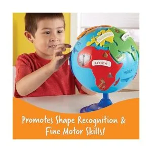 Learning Resources Globo terráqueo rompecabezas 14 piezas_5