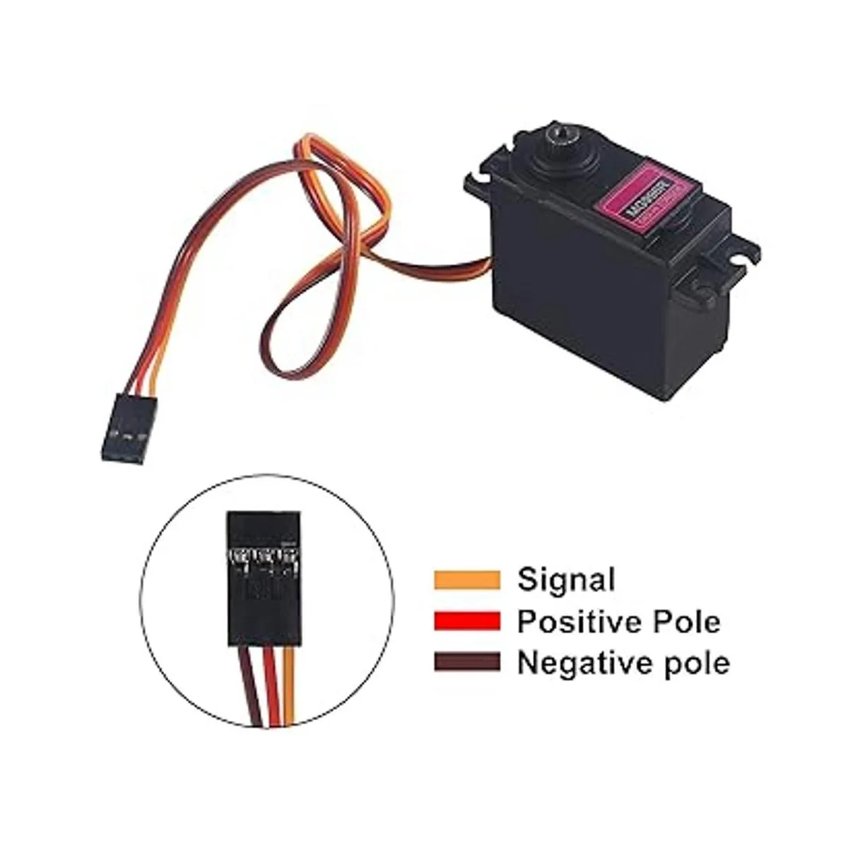 Alinan 6 piezas MG996R Metal Gear 180 grados de marca_5