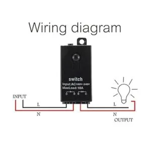 dstfuy Interruptor de luz de control remoto relé de 110_2