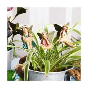 Bucherry 12 piezas de mini figuras de hadas de jardín de_6