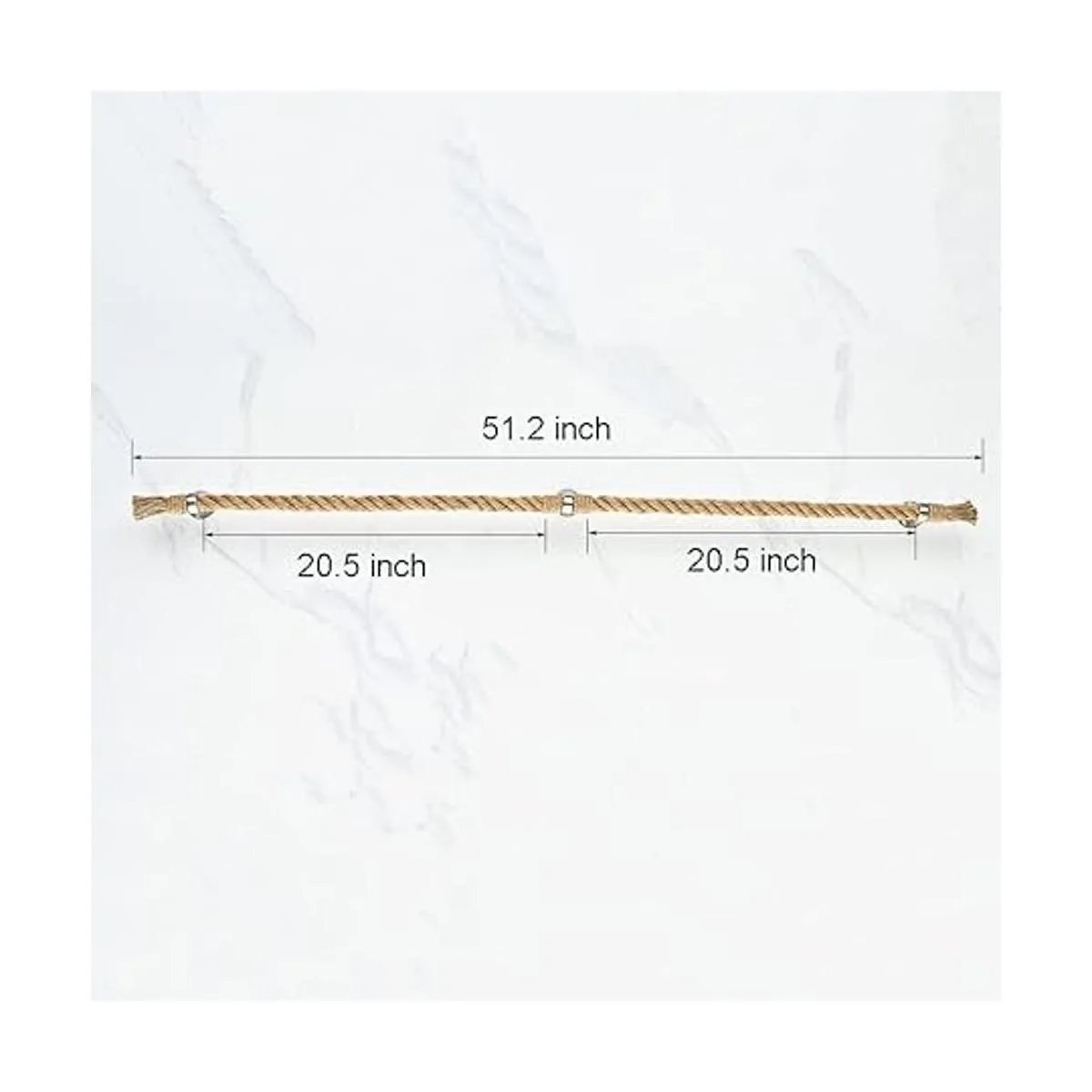 Toallero extralargo de 50 pulgadas cuerda náutica_3