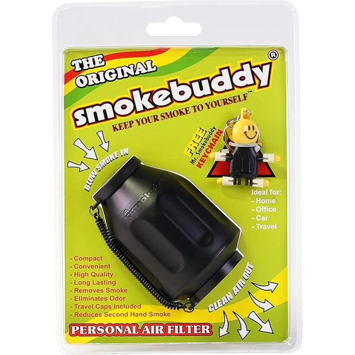 Smoke Buddy Filtro de aire personal color negro_1