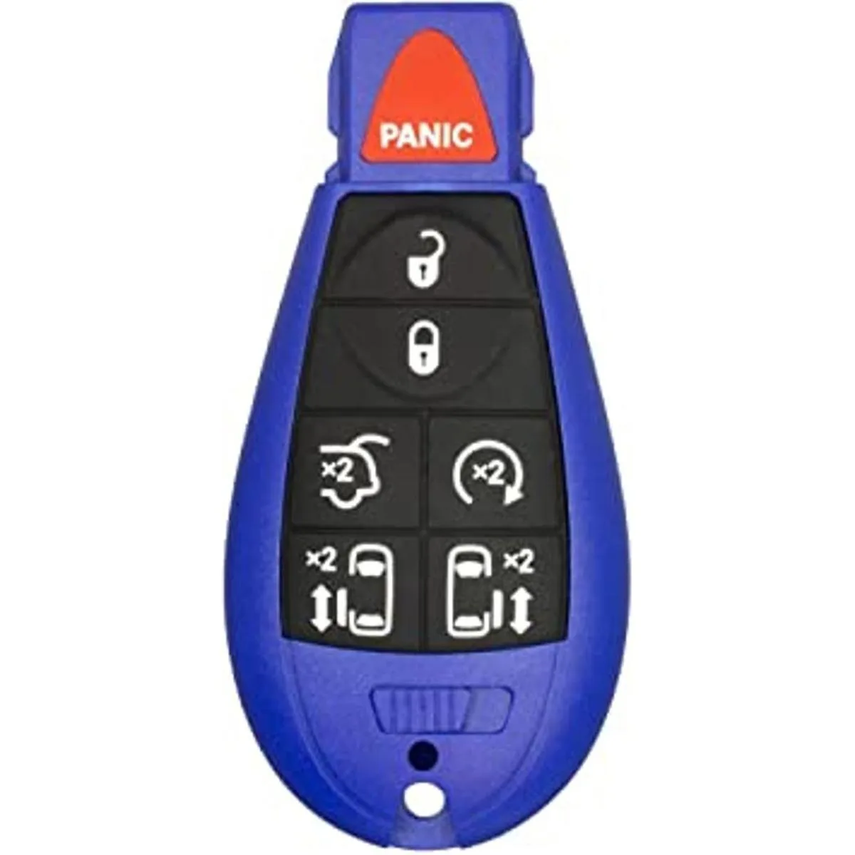 1 llave de coche azul sin llave con 7 botones M3N5WY783X_1