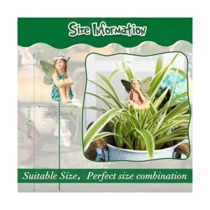 Bucherry 12 piezas de mini figuras de hadas de jardín de_2