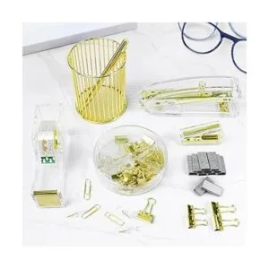 BOMEI PACK Kit de accesorios de escritorio grapadora y_2