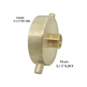 SpringSpray Adaptador de boca de fuego de latón macho de_3