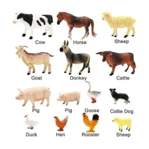 Paquete de 3 tractores de juguete de granja con 40 figuras_6