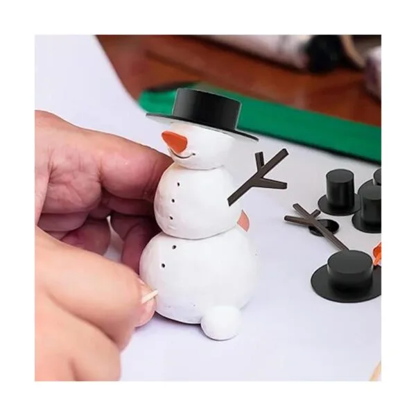 300 piezas de manualidades de muñeco de nieve kits de_5