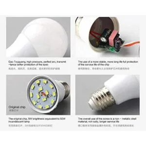 Bombillas LED de bajo voltaje de 12 V luz diurna de 7 W_3