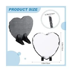 4 piezas de pizarra de sublimación en forma de corazón_2