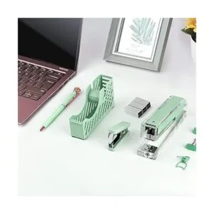 Creechwa Kit de accesorios de escritorio verde juego de_6