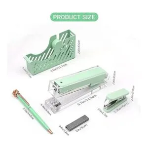 Creechwa Kit de accesorios de escritorio verde juego de_2