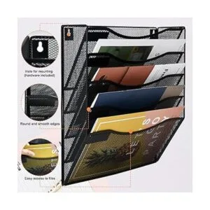 JessYo Organizador de archivos de pared de malla de 5_3