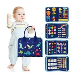 hahaland Tablero ocupado para niños pequeños juguetes_1