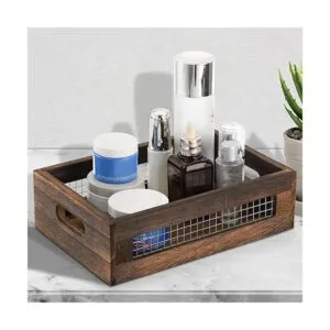 Dicunoy Juego de 2 cajas de anidación rústicas cestas_6