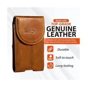 Hengwin Funda para cinturón para iPhone 14 13 12 de piel_2