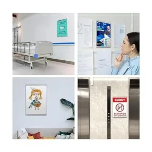 REALWAY Soporte acrílico para letreros de pared de 8.5 x_2