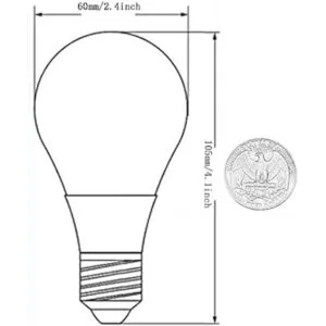 Bombillas LED de bajo voltaje de 12 V luz diurna de 7 W_4