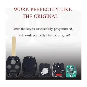 Llavero de repuesto remoto compatible con Honda Civic EX_5